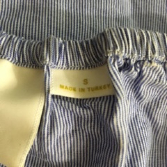 Anthropologie Maeve poplin off the shoulder tee S - Picture 5 of 7